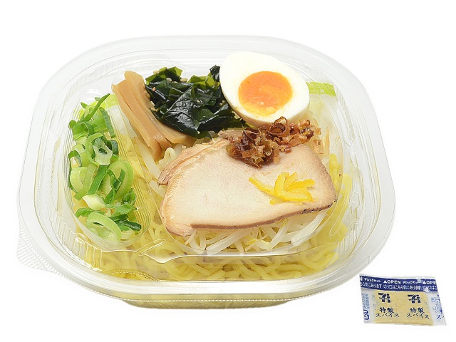 はまぐり出汁の旨み 広がる 冷し塩ラーメン セブン イレブン 近くて便利