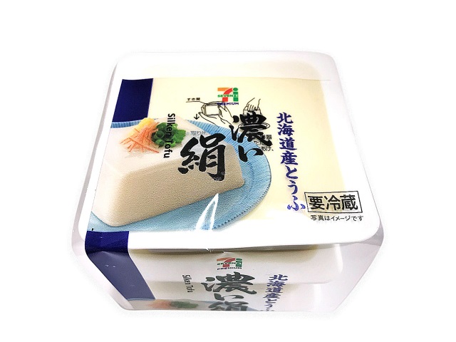 ７Ｐ国産大豆使用濃い絹豆腐１５０ｇ×３｜セブン‐イレブン～近く