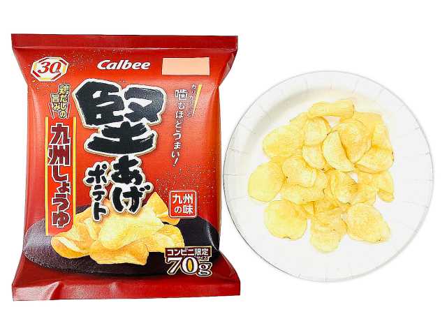 カルビー 堅あげポテト九州しょうゆ｜セブン‐イレブン～近くて便利～